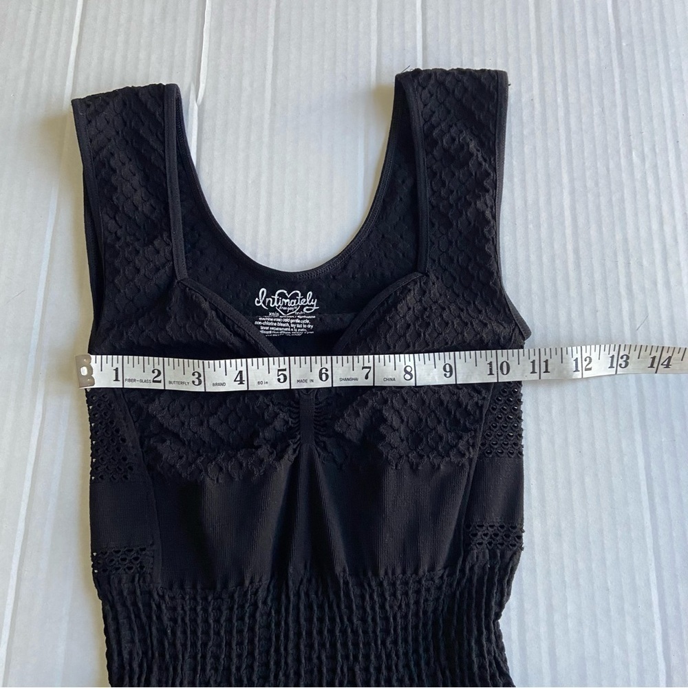 Intimately Free People Dress Womens XS/S Bodycon Tight Black Dress Cut Out - Picture 8 of 15